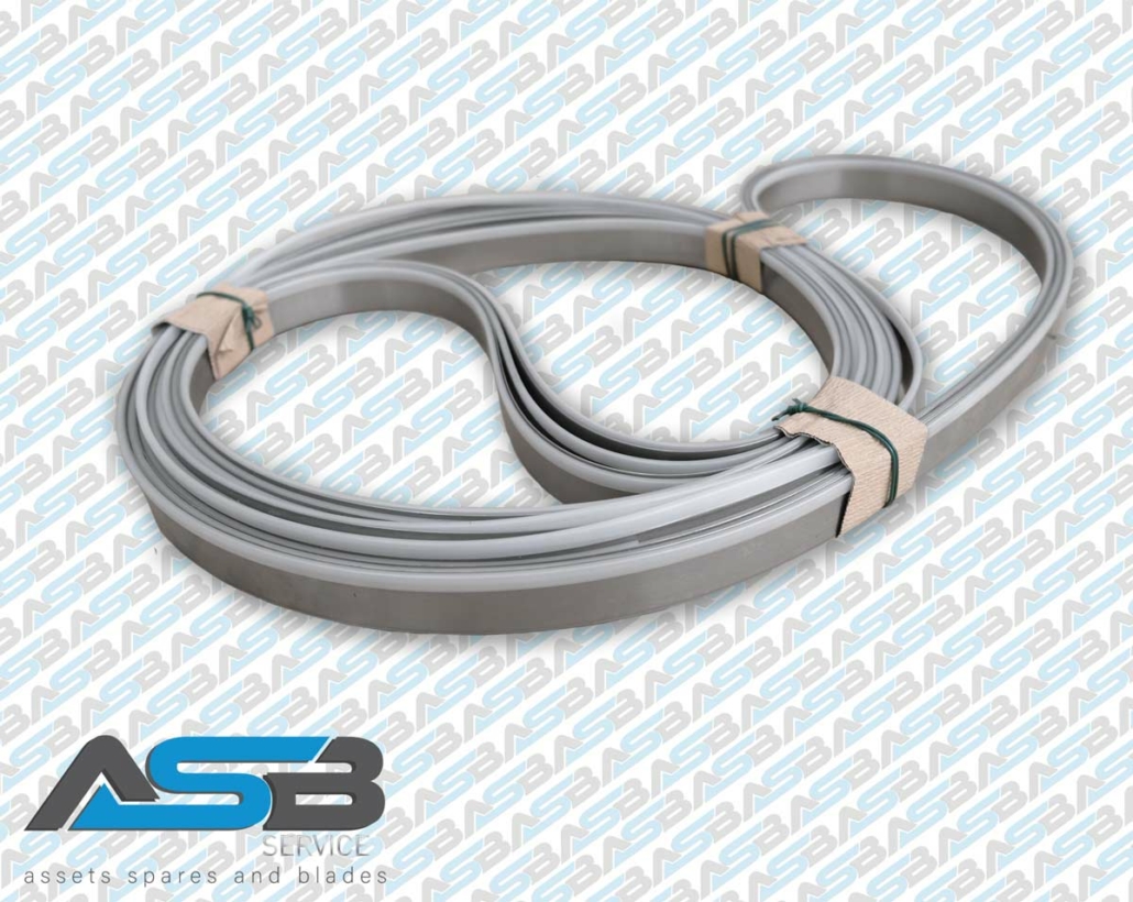 SBM Lama Per Sega A Nastro 1400x8x0,65 Mm - Confezione Da 3 Nastri In Acciaio, 10 Denti Per Pollice, Per Legno, Plastica E Metalli Non Ferrosi